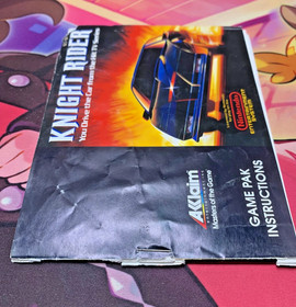 knight rider nes manual only