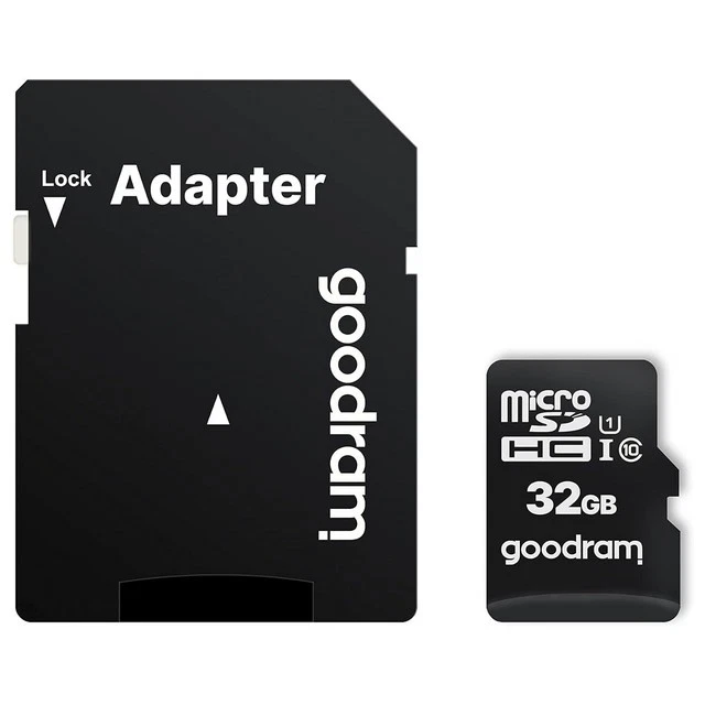 GOODRAM MEMORY CARD M1AA-0320R12 MICROSD HC 32 GB ADATTATORE 100MB/s 791050A - Immagine 2 di 3