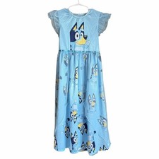 Bluey Girls Pajama Nightgown Size 8 Character-Core Cozy Sleep