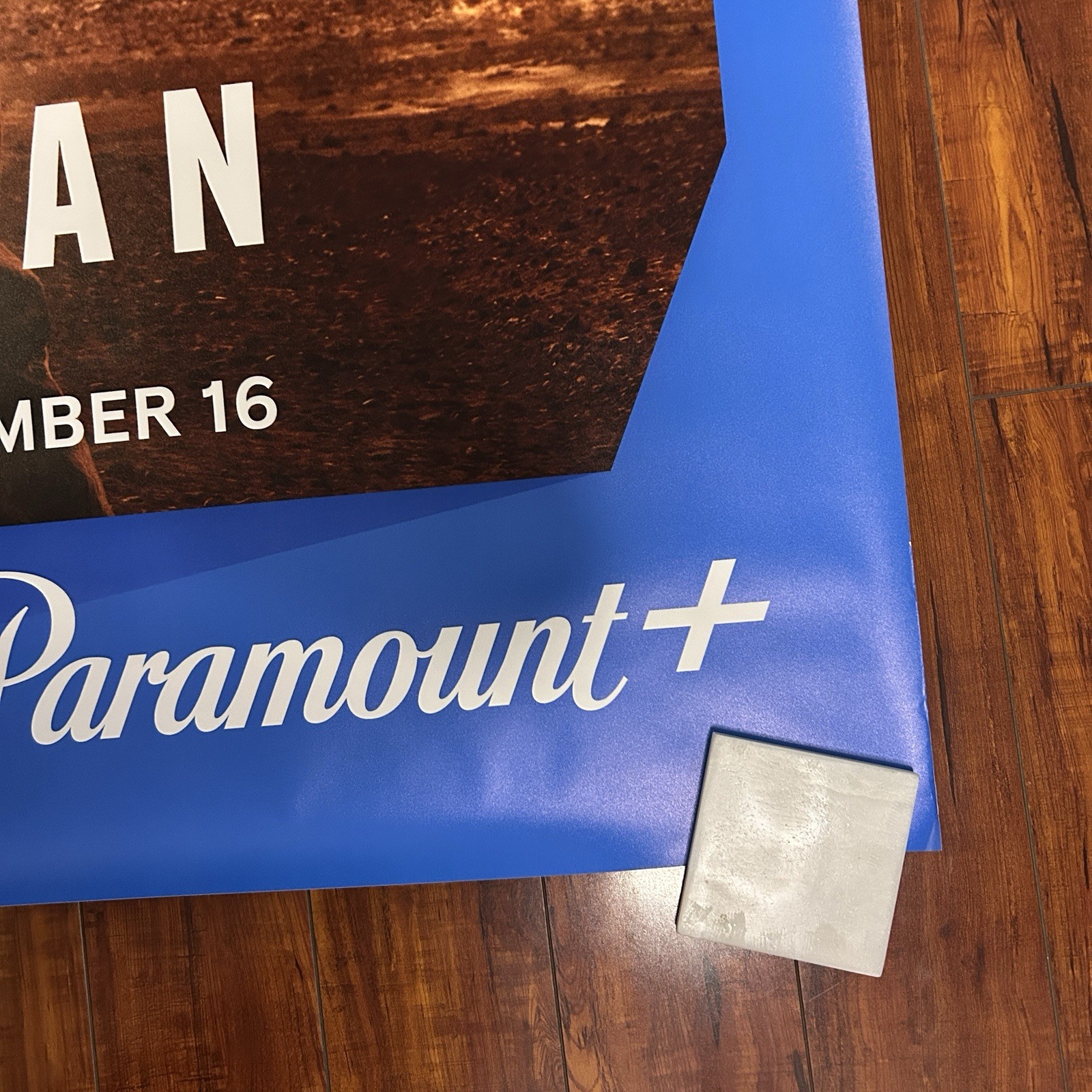 LANDMAN BILLY BOB THORNTON NS Paramount+ Orig.Series Bus Stop Poster 48x70i