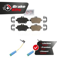 Rear Ceramic Brake Pad & Wear Sensor Kit For 2017-2019 Mercedes-Benz CLA250 2.0L