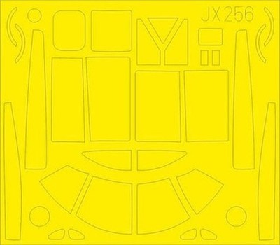 Eduard JX256 1/32 Mask A-26B Invader Für HBB Canopy Mask Set