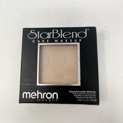 Mehron StarBlend Cake Makeup Pressed Powder  (2 oz) - Ivory Bisque Foundation