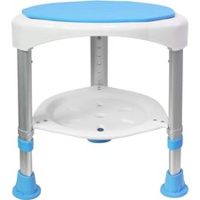 Duschhocker höhenverstellbar 360° drehbar bis 200kg Badhocker Duschstuhl