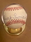 Buck Leonard Grays HOF signed auto baseball PSA/DNA  OAL Bobby Brown ball