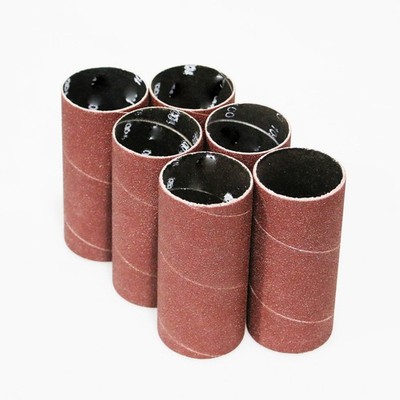 Dark Stone 2-Inch Diameter x 4-1/2-Inch Length Sanding Sleeves, 80 Grit, Alum...