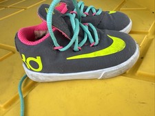Nike KD Kevin Durant Grey Neon Pink Toddler Shoes Size 5 C