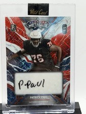 2024 Wild Card Metallix PATRICK PAUL - ROOKIE! Auto 4/5. rookie card picture