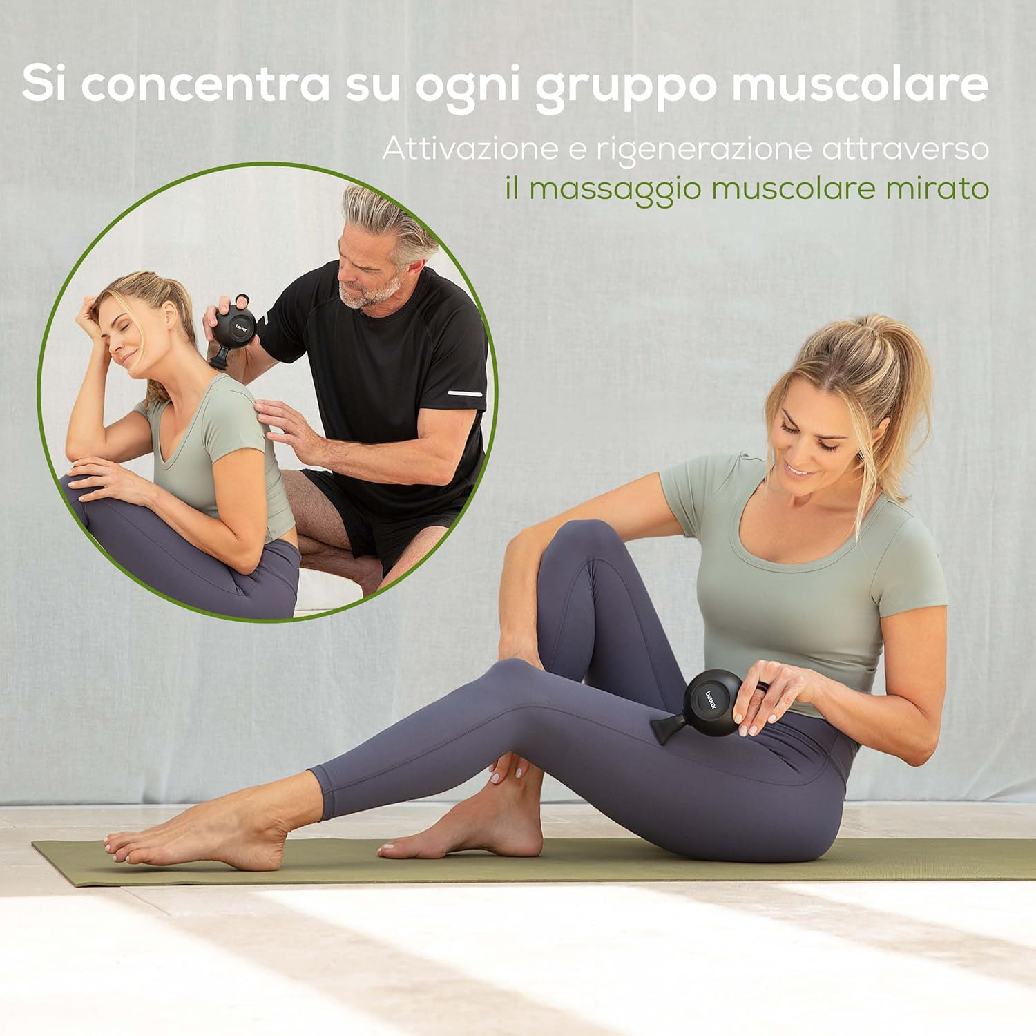 MG 101 Sensorboost Beurer: Massaggio a Percussione Ergonomico - 4
