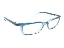 Romeo Gigli RG211 811 Clear Blue Rectangular Eyeglasses Germany 50-18 130 NEW