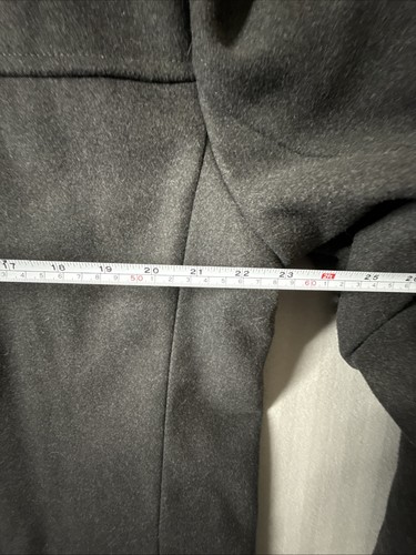 Dockers Men’s Wool Blend Walking Jacket Peacoat Charcoal Size L w/ Plaid Scarf - Picture 15 of 19