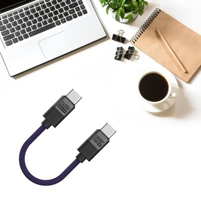 High Speed 240W Charging Cable Power Cord with Double Type C Interfaces