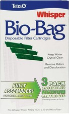 Tetra Whisper Bio-Bag Disposable Filter Cartridges for Aquariums, Medium,3 Count