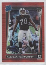 2021 Panini Donruss Optic Rated Rookie Red Hyper Prizm Alex Leatherwood 0ky0
