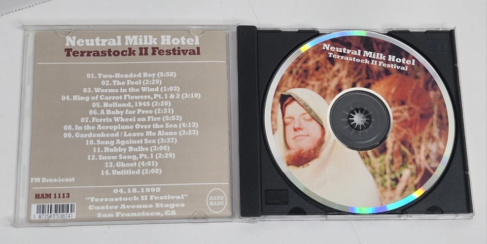 Редкий компакт-диск Neutral Milk Hotel Terrastock Festival почти как новый - Изображение 3 из 4