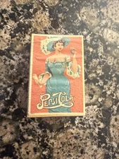 VINTAGE PEPSI COLA MATCHBOX WOOD STICK MATCHES SODA Collector Items