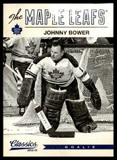 2012-13 Panini Classics Signatures Johnny Bower Toronto Maple Leafs #50
