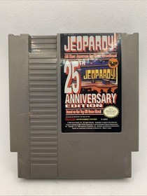 Jeopardy -25th Anniversary Edition Game  (Nintendo, 1990) NES Manual UNTESTED