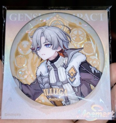 Official miHoYo Genshin Impact Nod-Krai Theme Illuga Tinplate Badge Pin 75mm