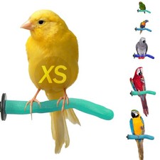 Sweet Feet  Beak Safety Pumice Bird Perch, X-Small 1/2" X 6", Green - Lightw...