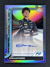 2025 Topps Chrome Formula 1 F1 Jak Crawford #CAC-CRA Autographs Auto Silver