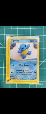 POKEMON SQUIRTLE 131/165 EXPEDITION BASE SET REGULAR COMMON 50HP BASIC 2002