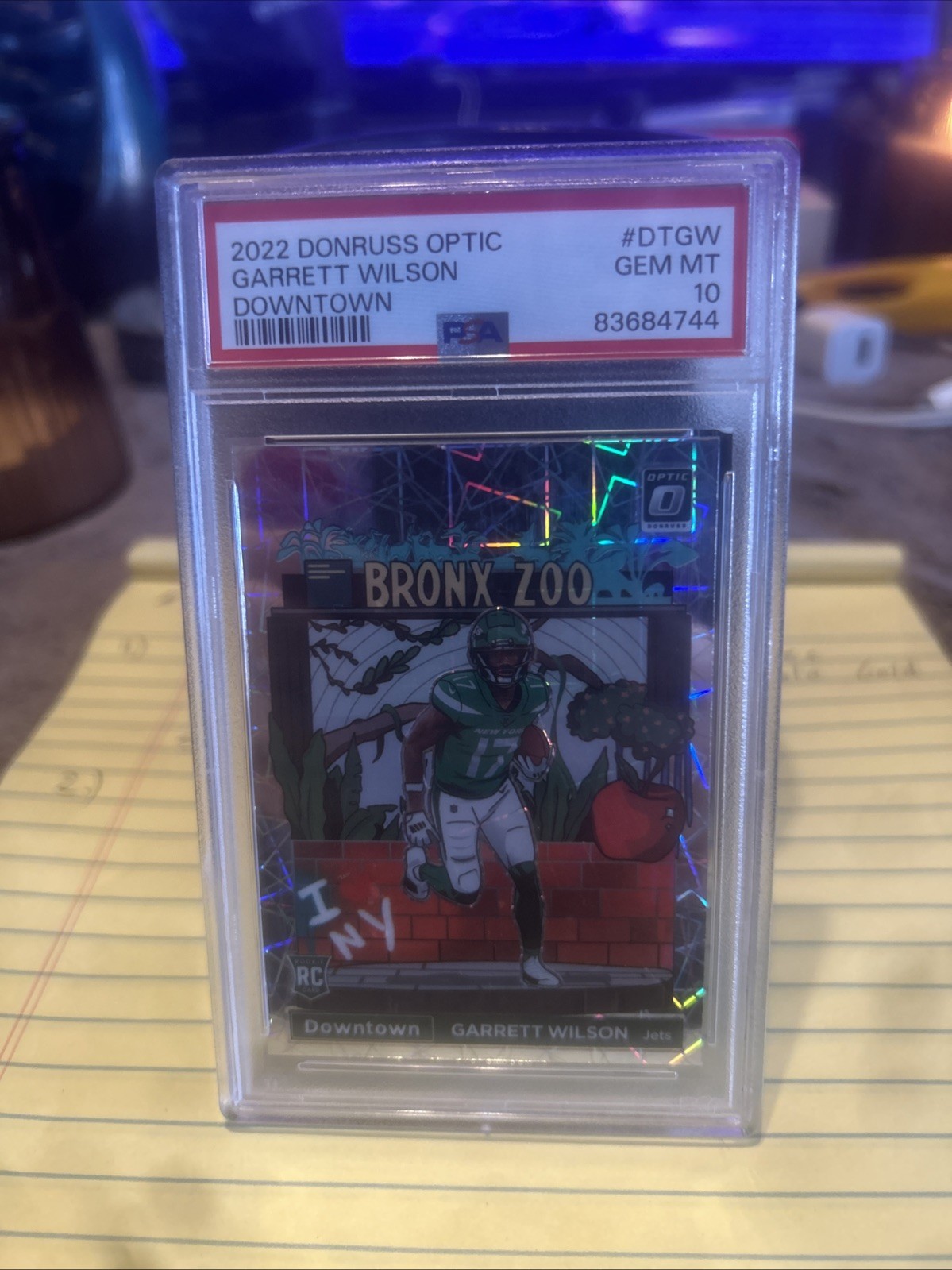 2022 Panini Donruss Optic - Downtown Garrett Wilson #DT-GW (RC)