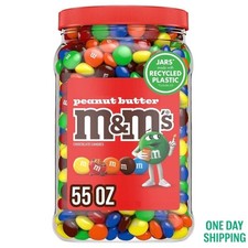 M M'S Peanut Butter Milk Chocolate Candy 55oz Large Bulk Party Pack