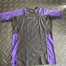 Sanabul Essential Short Sleeve Rash Guard MMA BJJ Wrestling Grappling Jiu Jitsu