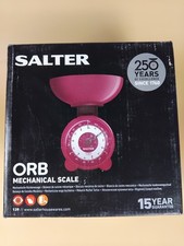 Salter ORB Mechanical Kitchen Scales- Purple New
