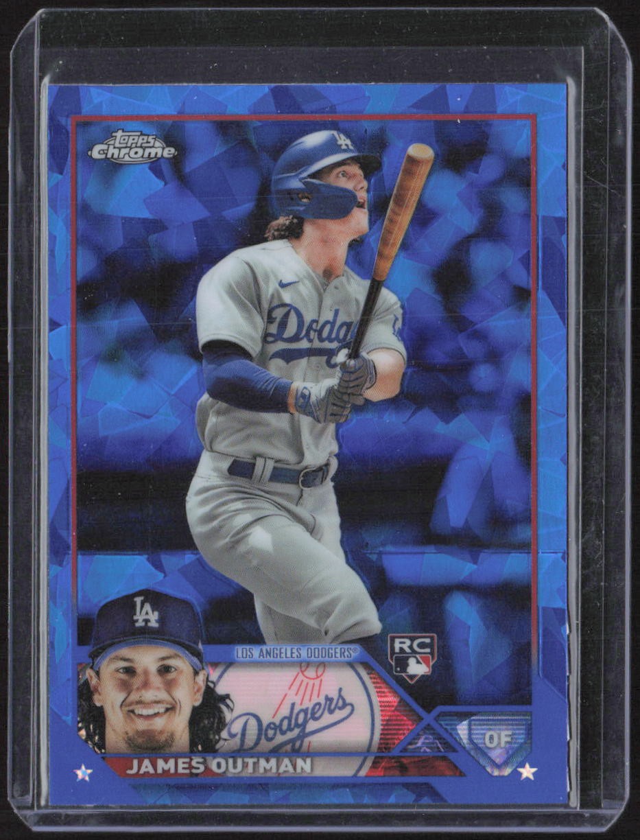 2023 Topps Chrome Sapphire Edition #395 James Outman Rookie