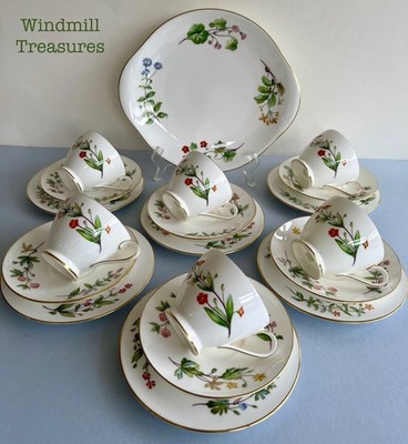 VINTAGE 19-TEILIGES MINTON MEADOW TEESERVICE - SUPER ZUSTAND O699