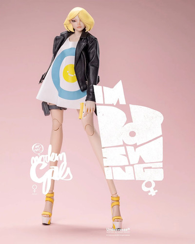 Underverse MG04 Modern Gals Pop Swing 1/6 Collectible Figure - Picture 8 of 17