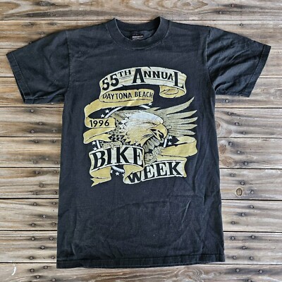 Daytona Bike Week 1996 T Shirt Double Sided Small