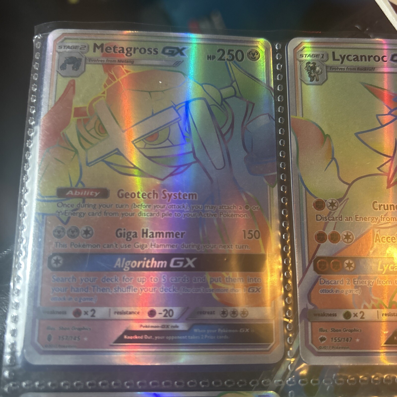 Pokémon - Metagross GX - 157/145 - RAINBOW SECRET - Guardians Rising - Near Mint