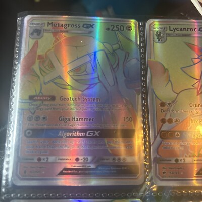 Pokémon - Metagross GX - 157/145 - RAINBOW SECRET - Guardians Rising - Near  Mint