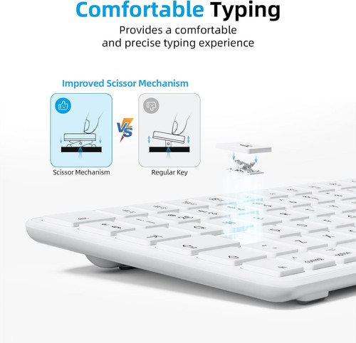 Wireless Keyboard for Apple MacBook Pro/Air iMac iMac Pro Mac Mini/Pro BLUETOOTH - Picture 4 of 15