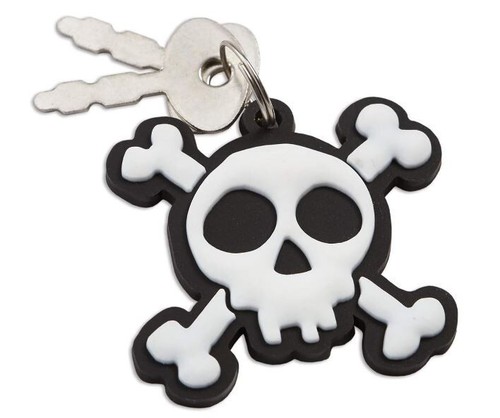 Doodle Tagebuch mit Schlüsselhalter Halskette und Totenkopf Anhänger - Brandneu - Bild 7 von 8