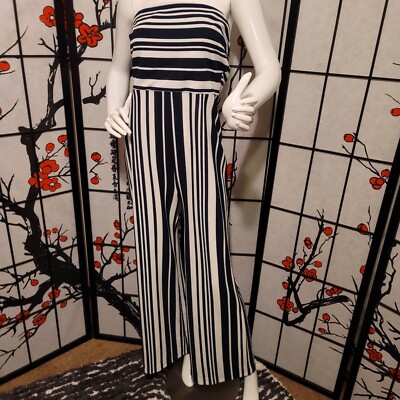 Navy Blue Jumpsuit Forever 21 Forever 21 Ladies Strapless Jumpsuit