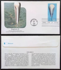 Scott 2033 FDC Explorer II Hot Air Balloons Series Fleetwood Cachet