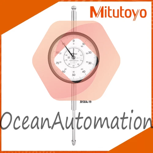 New 1 PCS Mitutoyo 3058A-19 Pointer dial indicator 0-5mm 3058A-19