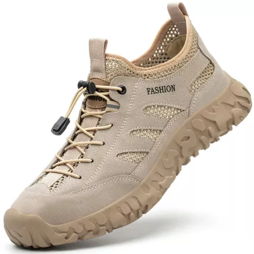 Scarpe Antinfortunistiche Uomo Estive Punta Acciaio Protezione Scarpe da Lavoro Traspiranti - Foto 22 di 32