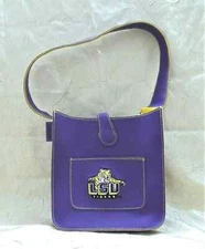 LSU Tigers Alan Stuart Purple & Yellow Purse New York Louisiana State University