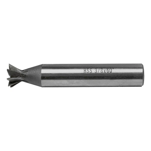 3/8 Inch Cutting Diameter 60 Degree Straight Shank HSS Dovetail Milling Cutter