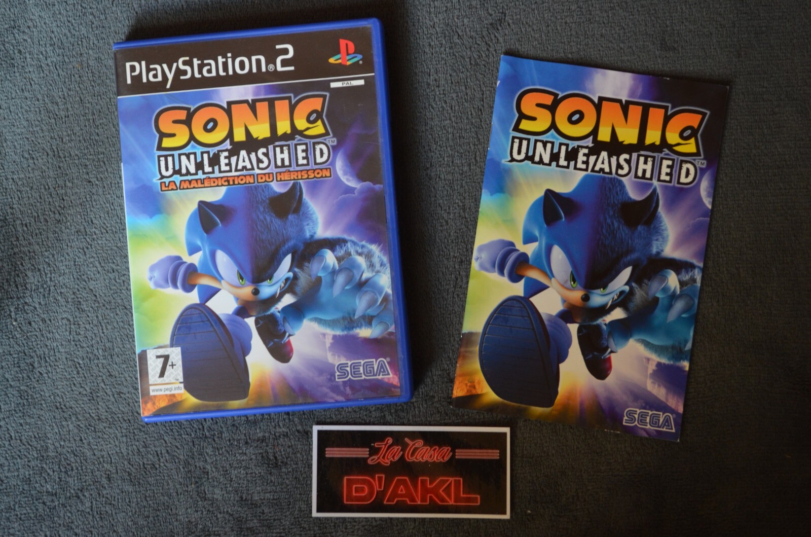 Sonic Unleashed complet sur Playstation 2 - PS2 FR TTBE