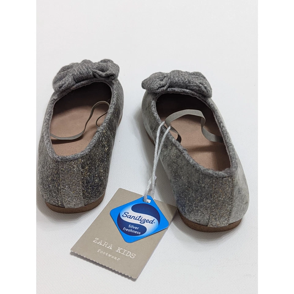 Pisos de ballet con lazo ZARA para niña talla 6,5  Foto 4 de 4