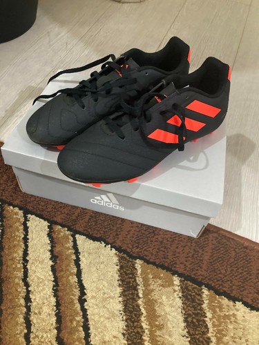 Adidas Goletto VII FG J Black/Solar Red 