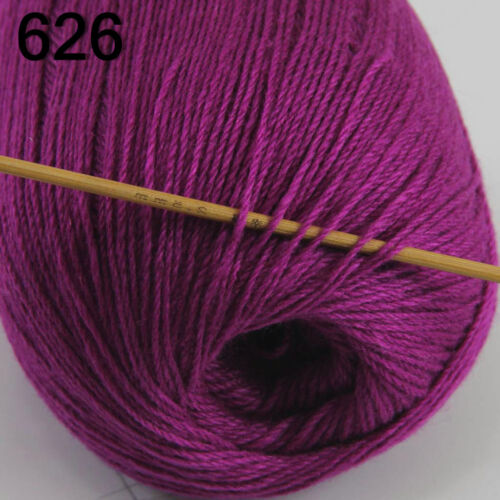 Sale New 50g Ball Super Soft Warm Wool Cashmere Shawls Hand Knit Crochet Yarn - Picture 50 of 52
