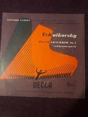 Tchaikovsky Piano Concerto Number 1 in B flat Minor  Clifford Curzon Decca LP