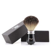 Men Bristle Shaving Brush BLACK BADGER HAIR Lather Shave Soap Brushes HARYALI